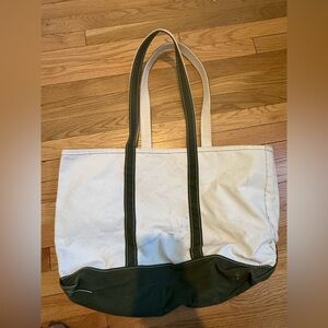 L.L. Bean Boat and Tote - Open Top in Antique Olive
